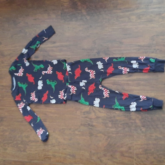 Old Navy 3T Christmas Dino Pajamas - Picture 1 of 5